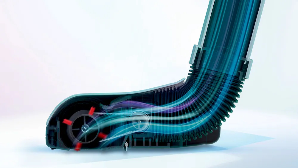 Απεικονίζεται κοντινό του συστήματος AllFloor Brush